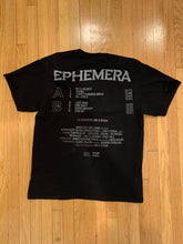 Load image into Gallery viewer, EPHEMERA Album T-Shirt - 3M on Black
